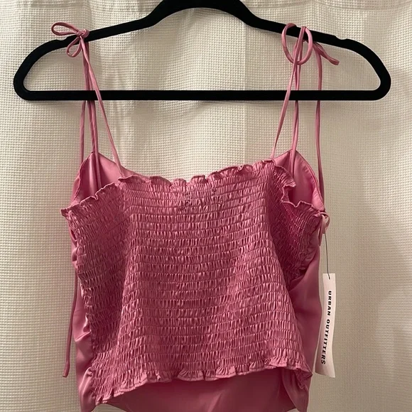 Urban outfitters satin pink top - Picture 2 of 2
